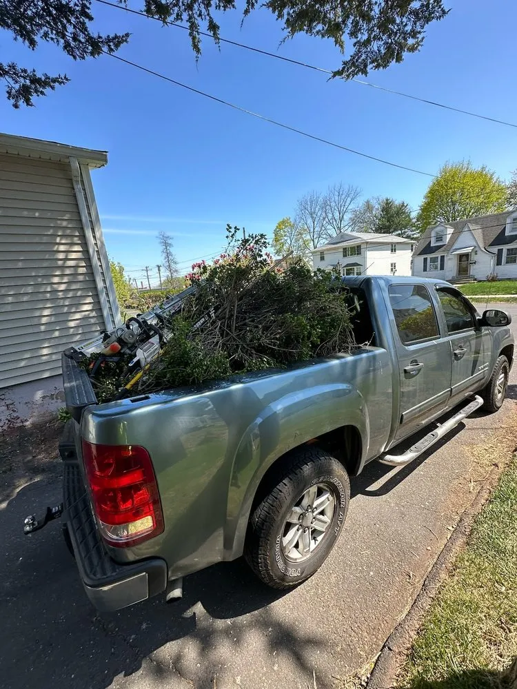 Professional lawn mowing service for beautiful yards across New Britain, CT - Blue Truck