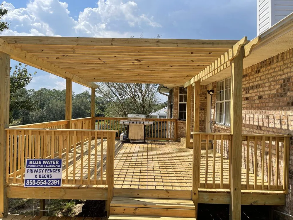 Professional landscape design near you in Cantonment, FL by Blue Water Construction & Landscaping