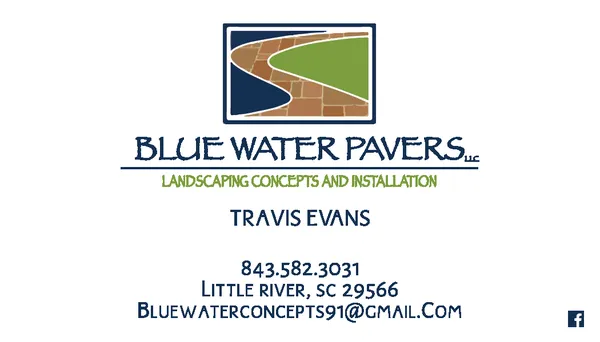 Blue Water Pavers Logo