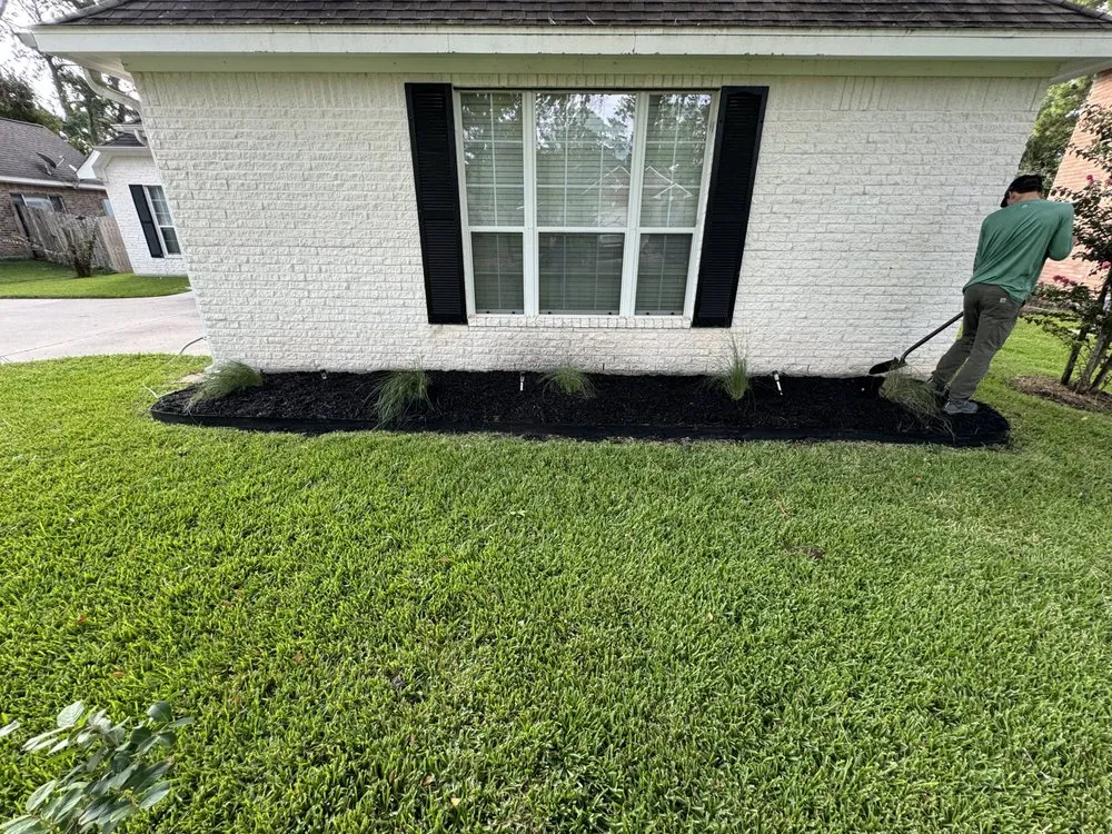 Local yard cleanup service with custom design across Montgomery, TX - Bluebonnet Lawn & Landscape