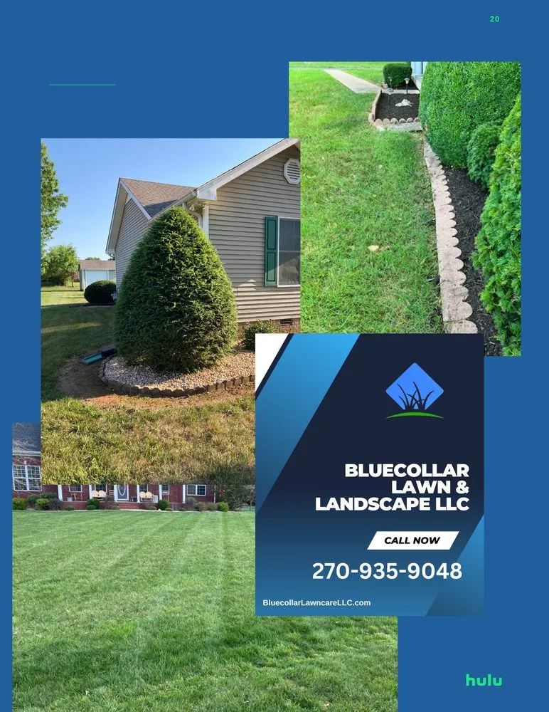 Local landscape installation in Bowling Green, KY by Bluecollar Lawn & Landscape