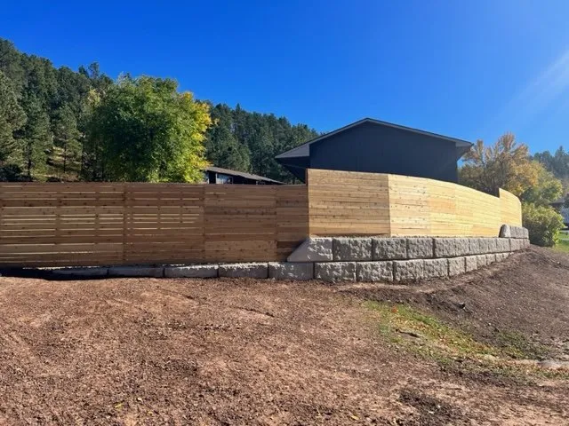 Professional landscape installation with custom design in Rapid City, SD by Bluegrass Landscape Company