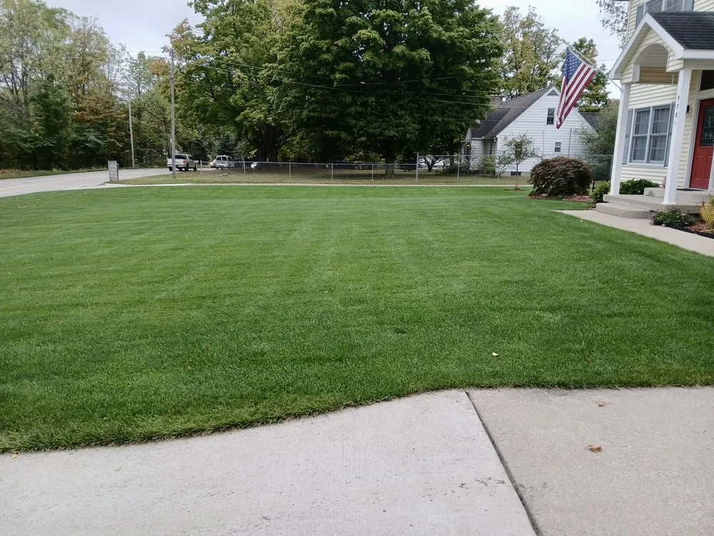 Top-rated residential landscaping near you in Belding, MI by BlueGrass Lawns