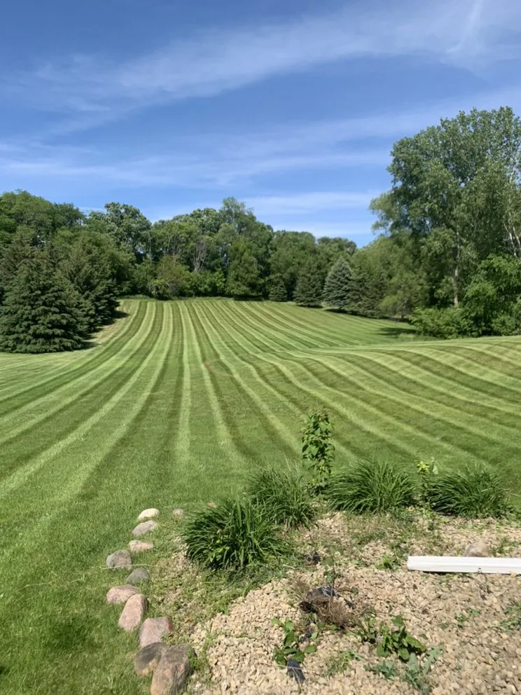 Professional yard maintenance for year-round maintenance in Burnsville, MN by Bluegrass Outdoor Services