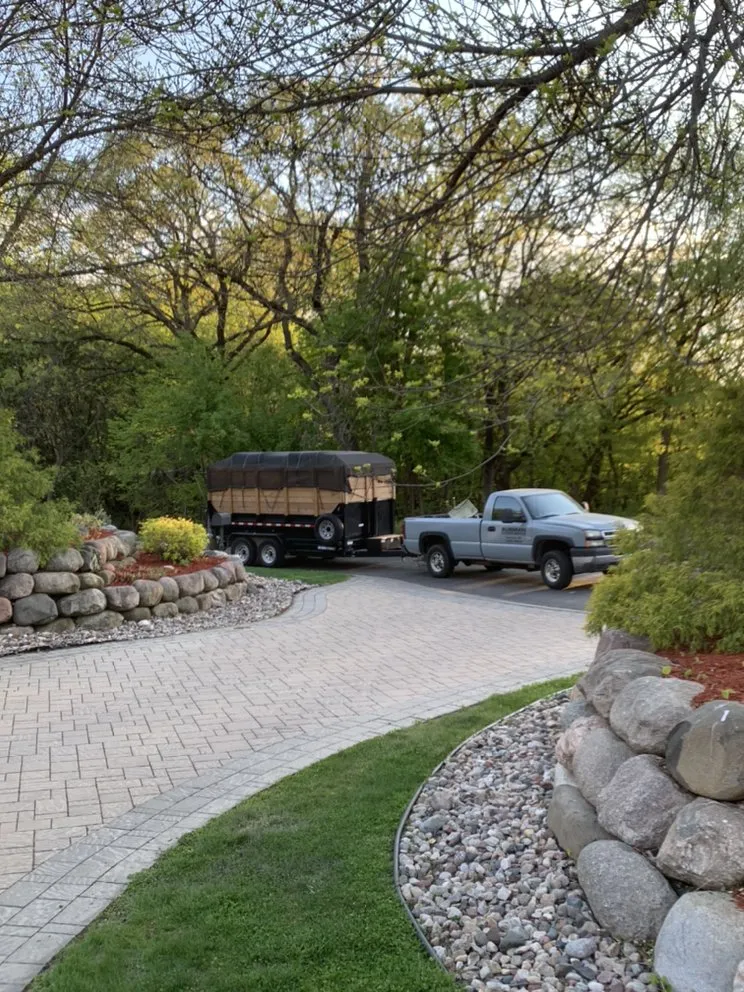 Custom residential landscaping in Burnsville, MN by Bluegrass Outdoor Services