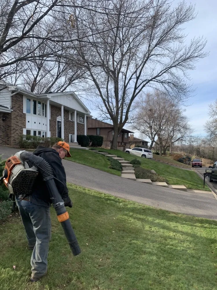 Local lawn mowing service for outdoor upgrades in Burnsville, MN by Bluegrass Outdoor Services