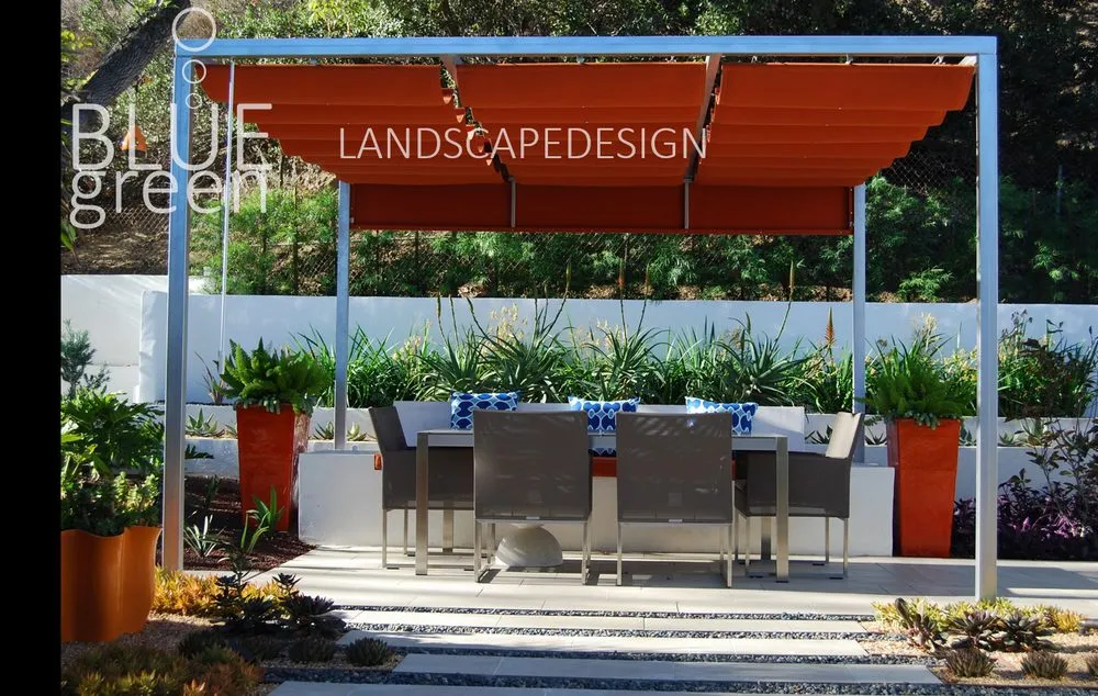 Custom landscape installation in Glendale, CA - BlueGreen Landscape Design