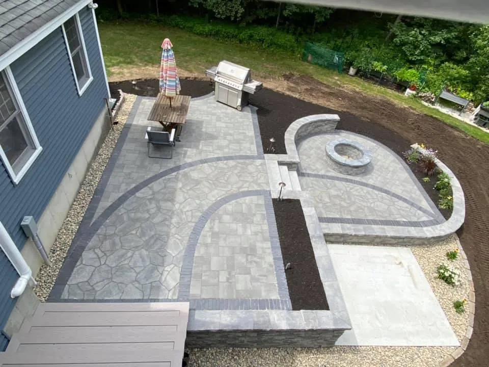 Reliable yard cleanup service with custom design in Pine Beach, NJ by Blue’s landscaping