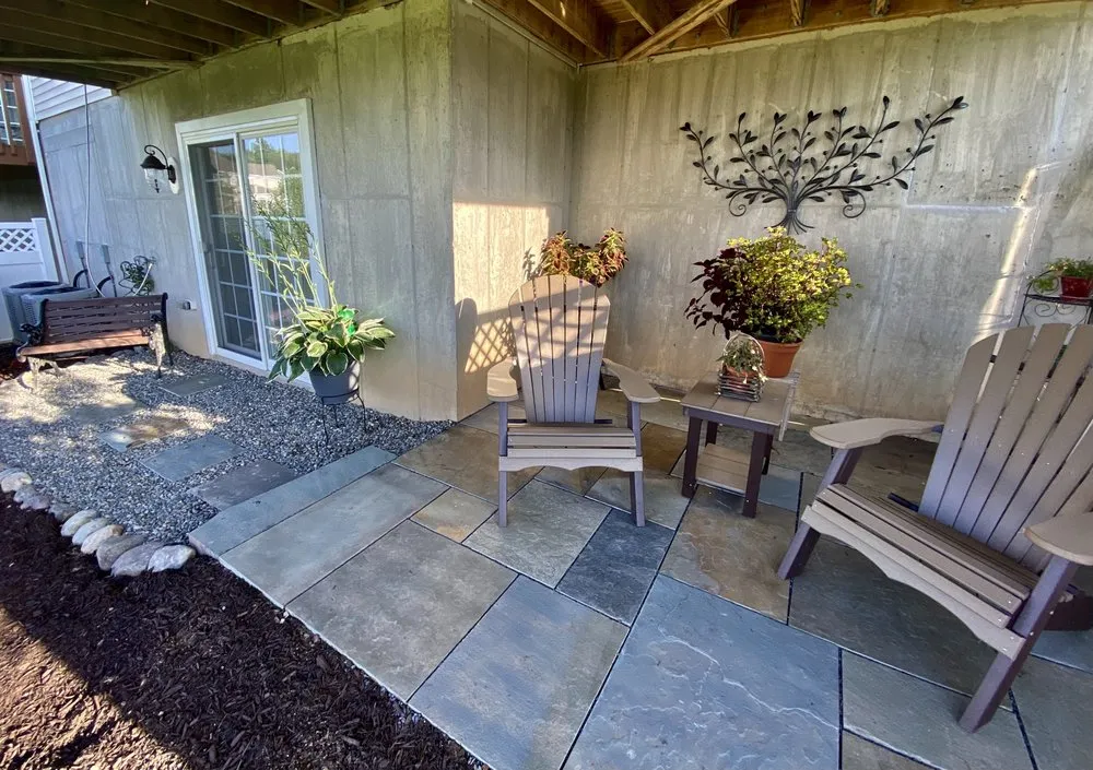 Professional lawn mowing service in Riegelsville, PA by Bluestone Gardens