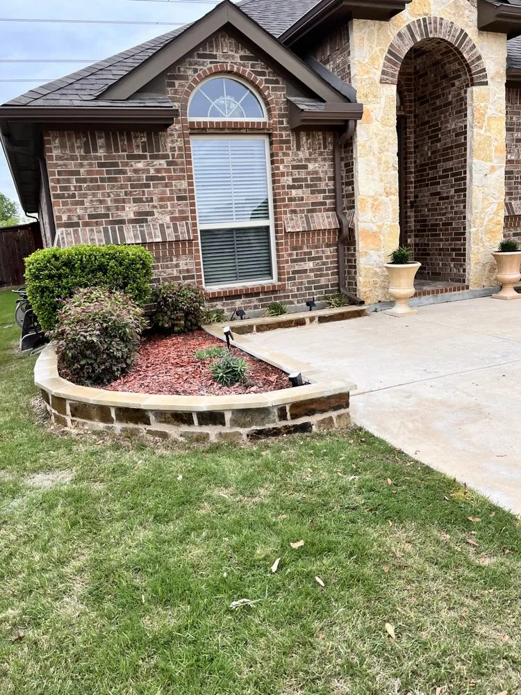 Local outdoor landscaping for homes in Irving, TX by Bluestone Landscaping