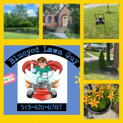 Blueyed Lawn Guy Logo