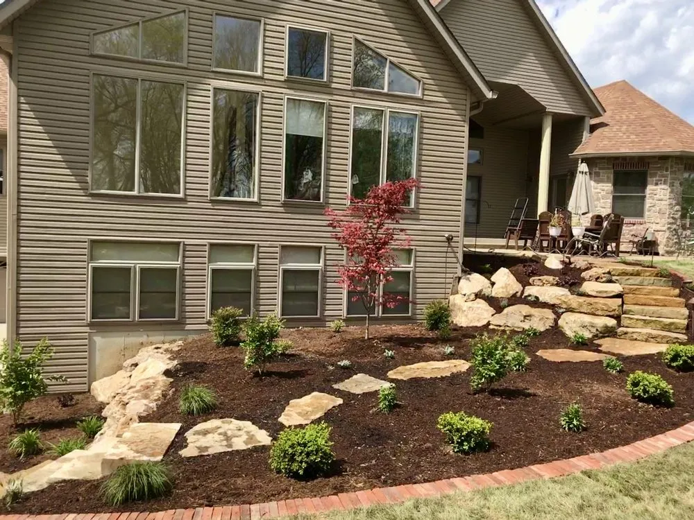 Top-rated yard cleanup service in Columbia, IL by Bluffside Farms Landscaping