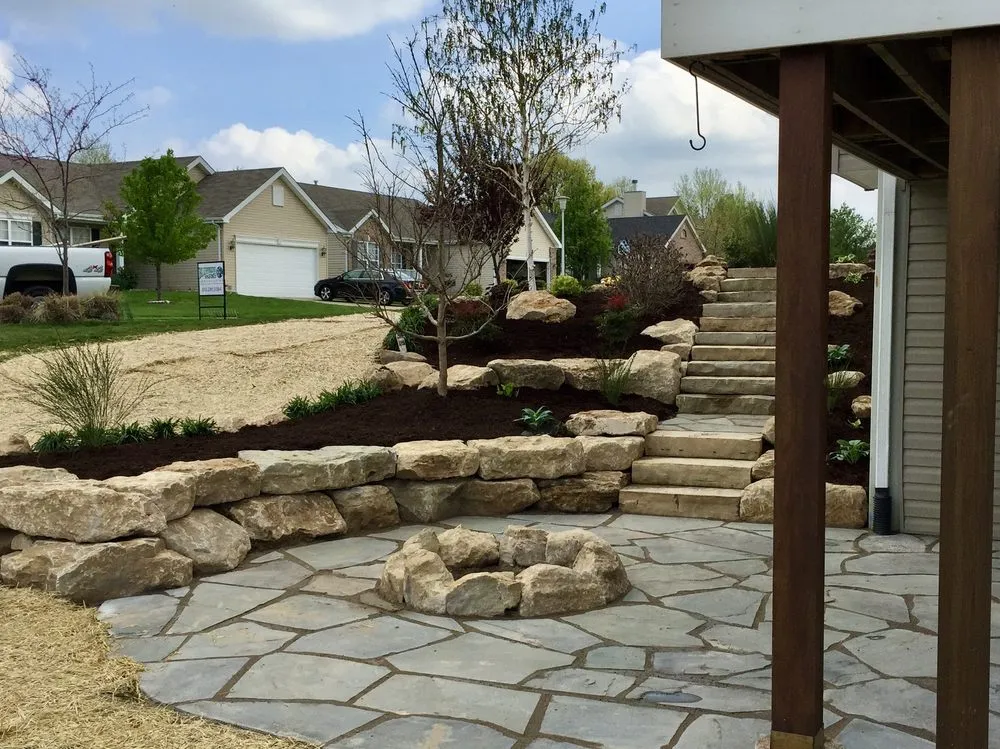 Reliable yard cleanup service in Columbia, IL by Bluffside Farms Landscaping