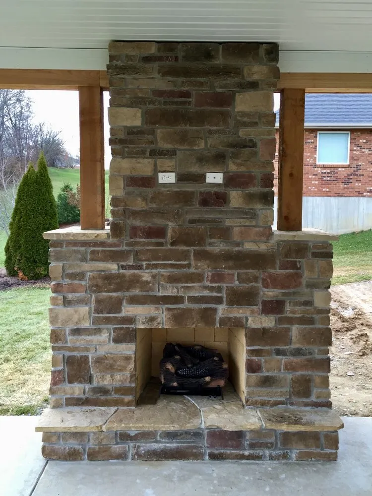 Professional landscape installation in Columbia, IL by Bluffside Farms Landscaping