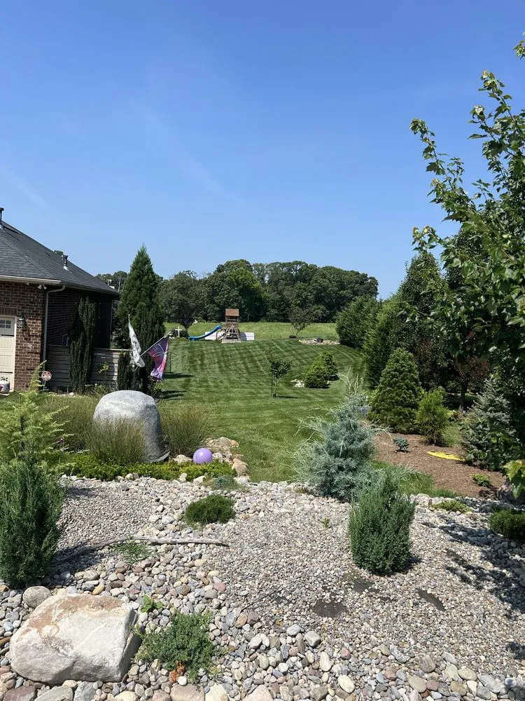 Expert landscape design for residential properties in Mooresville, NC by Bly's Tree & Lawn Care