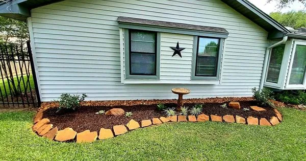 B&M Landscape Service Logo