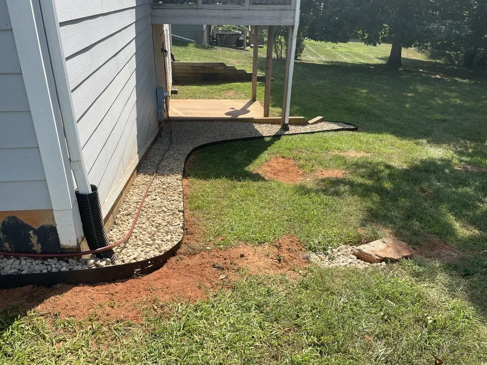 Professional landscape installation in Montvale, VA by B&M Landscaping