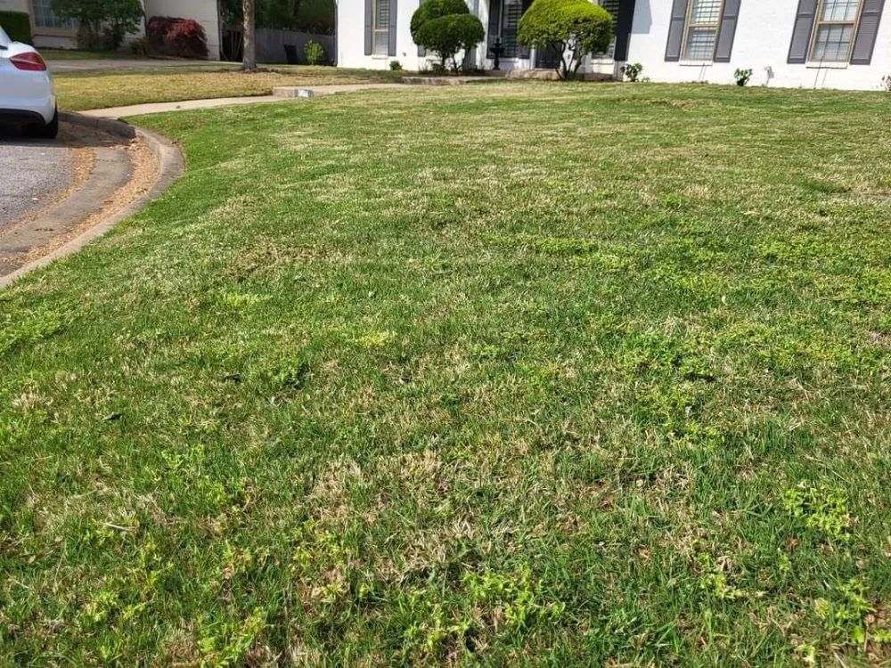 Custom landscape installation in Coweta, OK by B&M Lawn Care