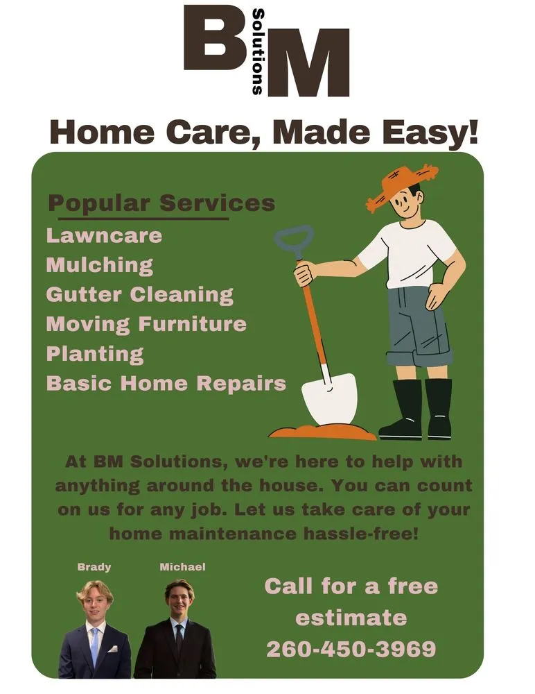 Professional landscape design near you across Fort Wayne, IN - BM Solutions