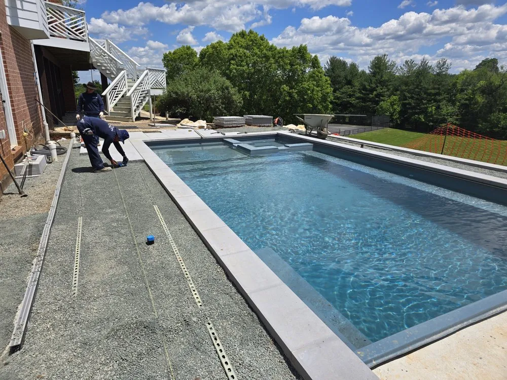 Local residential landscaping in pasadena, MD by BMA - Fiberglass Pools & Patios