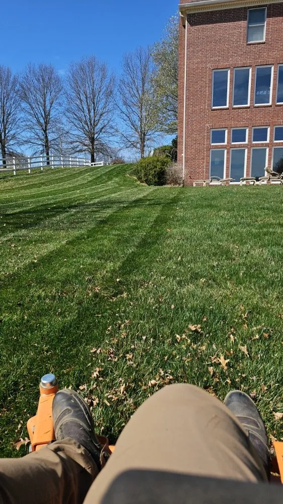 Professional landscaping services for residential properties in Oak Grove, MO by BMF Lawn Care