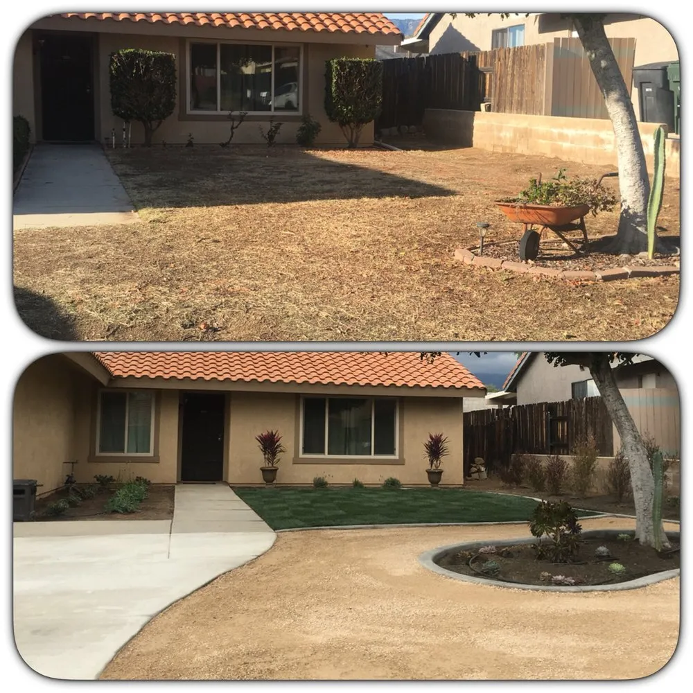 Reliable yard cleanup service in Yucaipa, CA by BMJ Landscaping