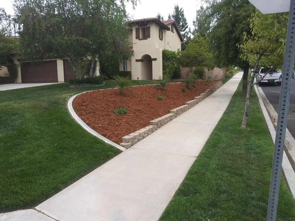 Affordable lawn mowing service for outdoor upgrades in Yucaipa, CA by BMJ Landscaping