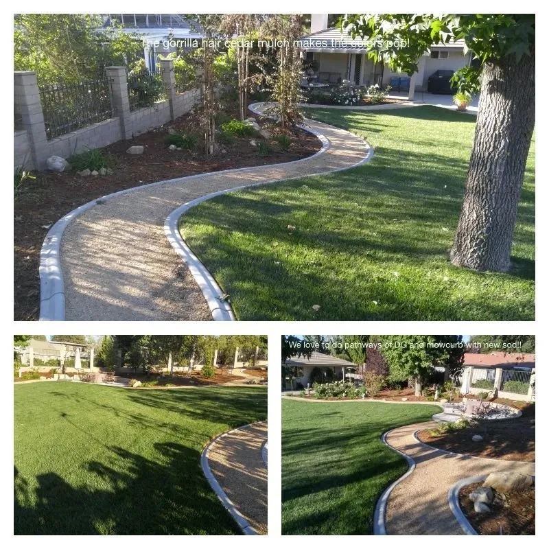 Professional yard cleanup service with custom design in Yucaipa, CA by BMJ Landscaping