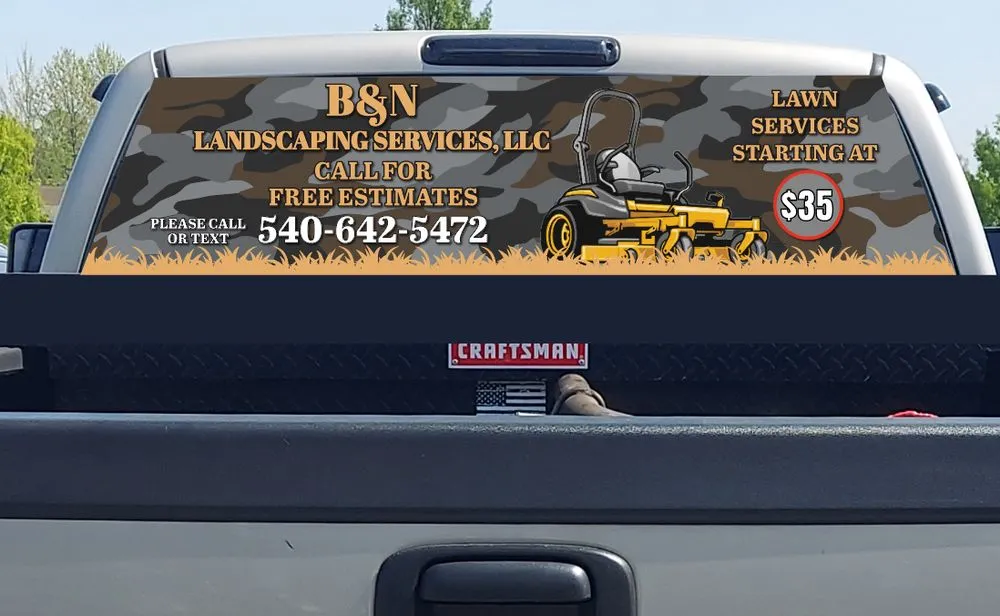 Custom lawn care service with custom design in Lynchburg, VA by B&N Landscaping Services