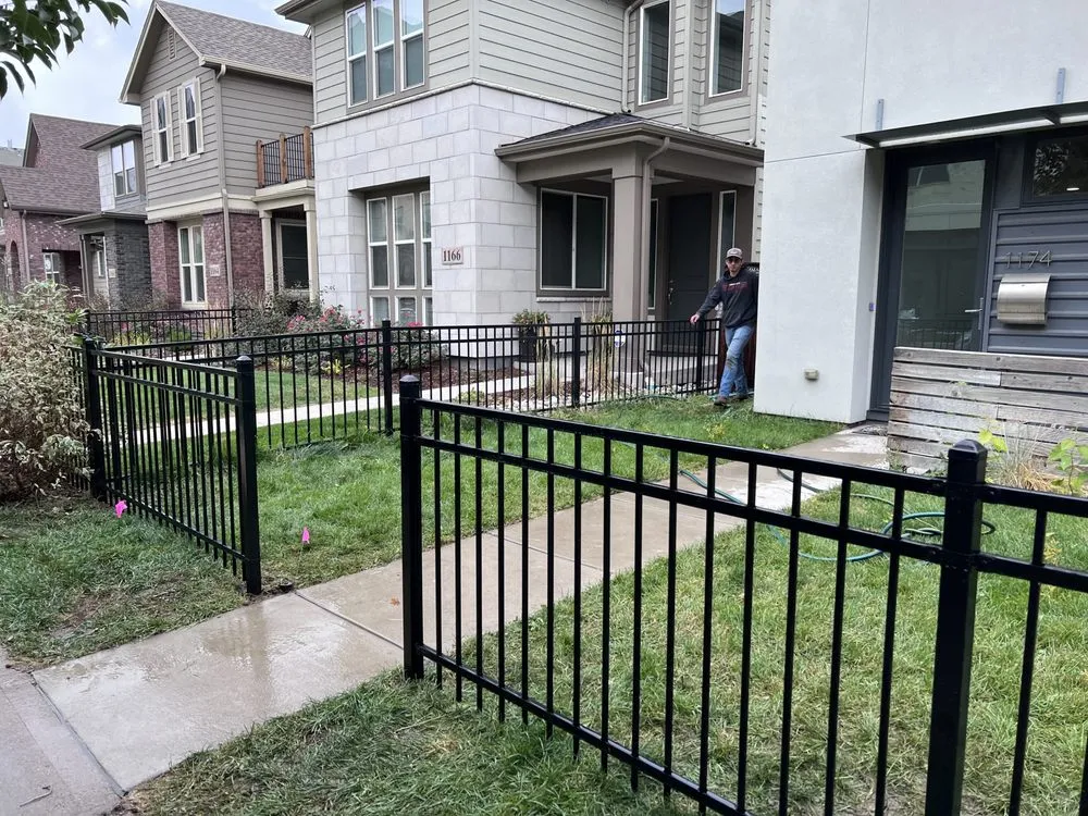 Custom outdoor landscaping for homes in Denver, CO by BNB Fencing & Services