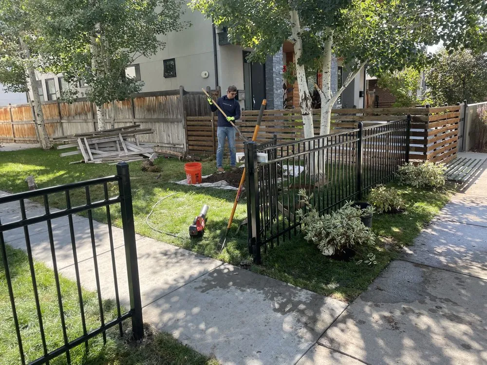 Reliable landscape installation in Denver, CO by BNB Fencing & Services