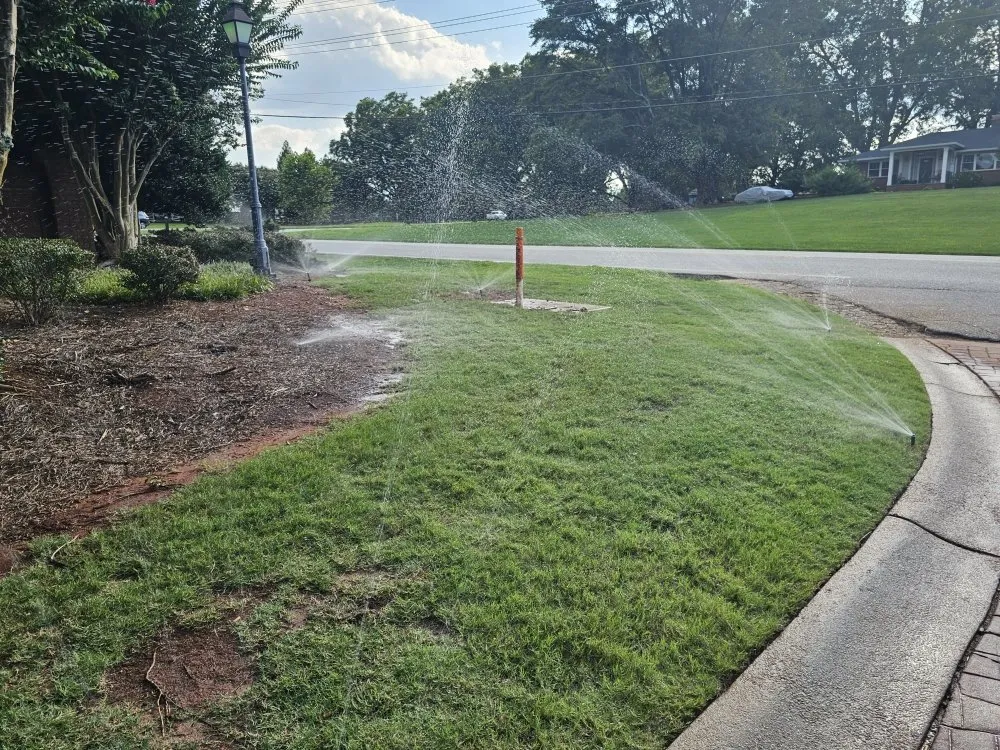 Local landscape installation in Mauldin, SC - BnB Irrigation