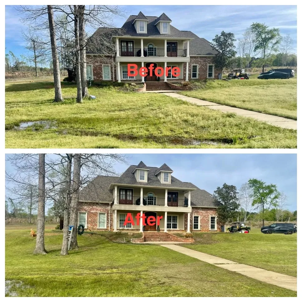 Expert landscaping services for homes in Arcadia, LA by BNR Landscaping and Development