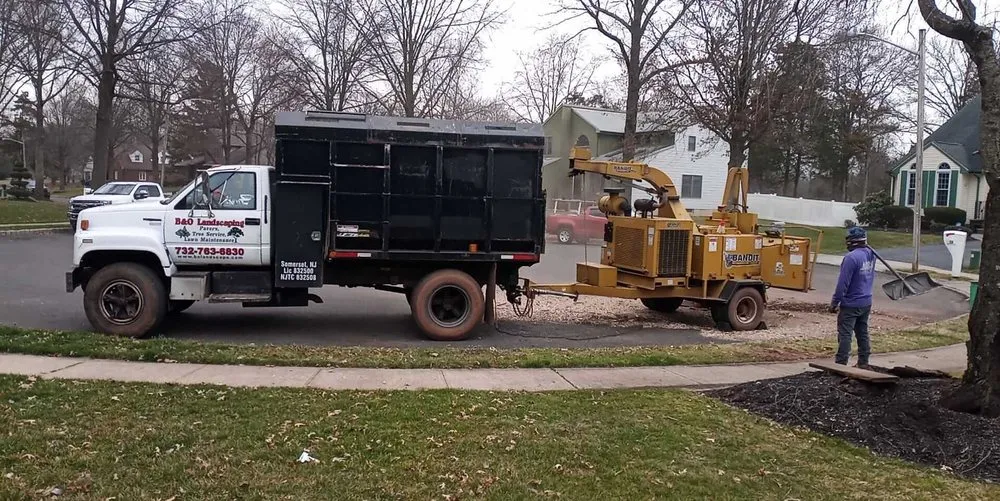 Top-rated yard cleanup service for beautiful yards in Somerset, NJ by B&O Landscaping and Tree Service