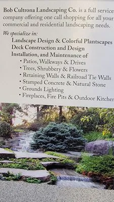 Bob Cultrona Landscaping Company