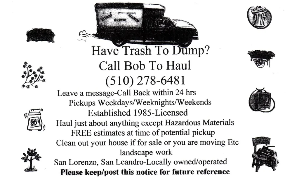 Local landscape installation in San Lorenzo, CA - Bob to Haul