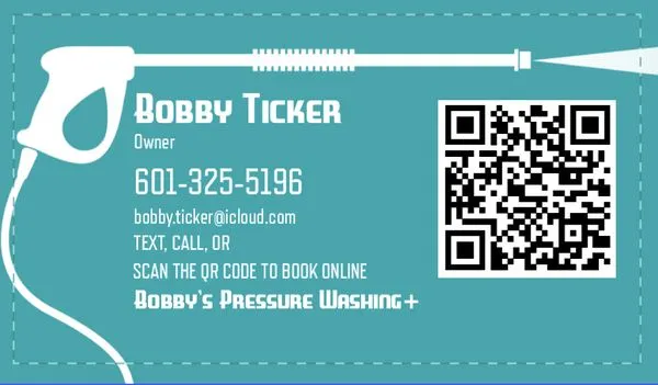 Bobby’s Pressure Washing+ Logo