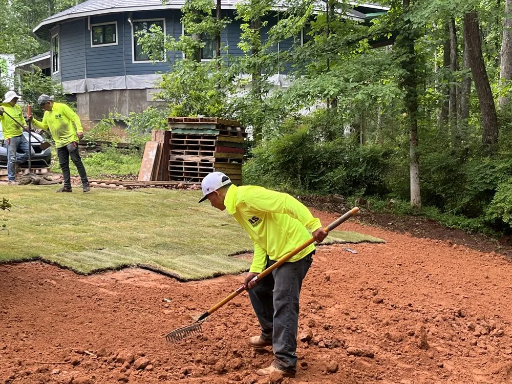 Expert lawn mowing service in Snellville, GA - Bobcat services