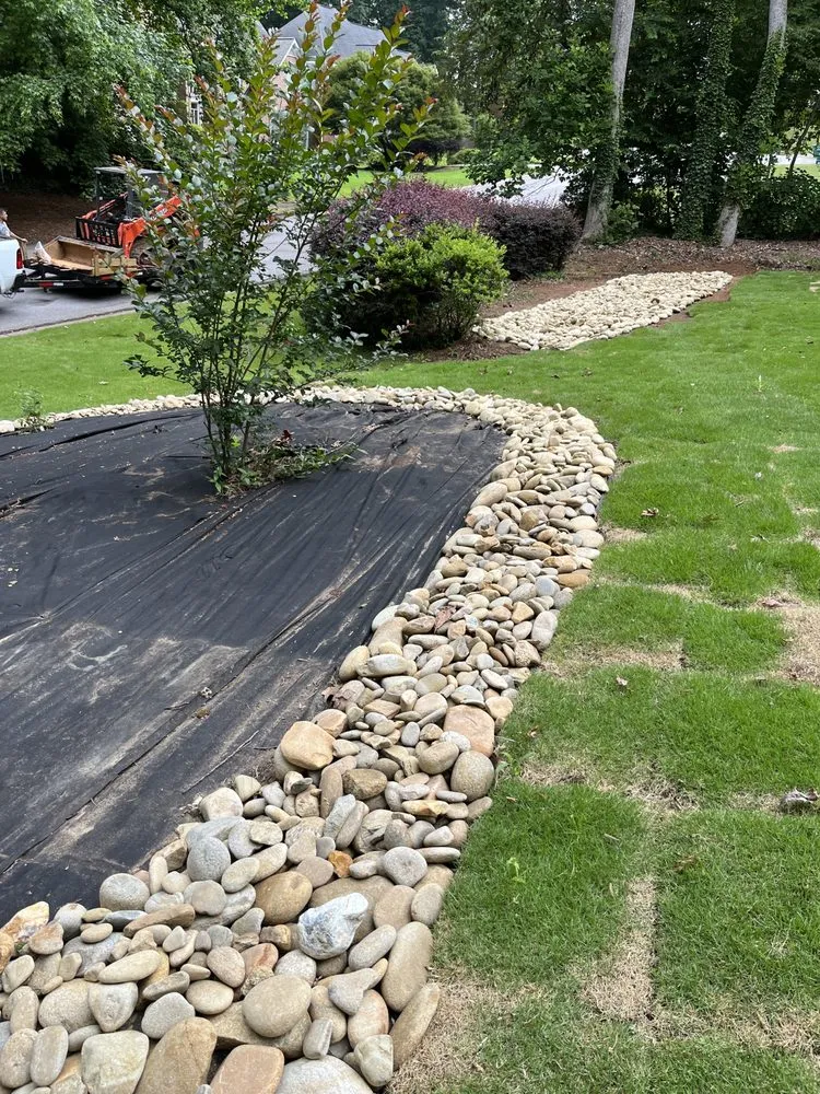 Reliable residential landscaping for beautiful yards in Snellville, GA by Bobcat services