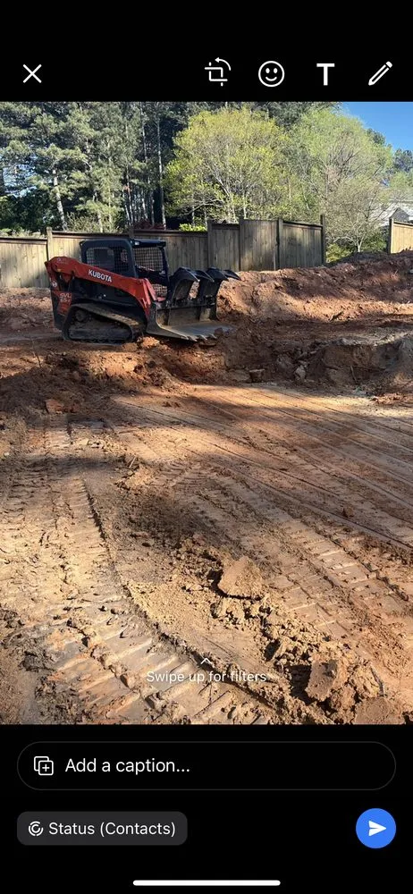 Professional landscaping services near you in Snellville, GA by Bobcat services