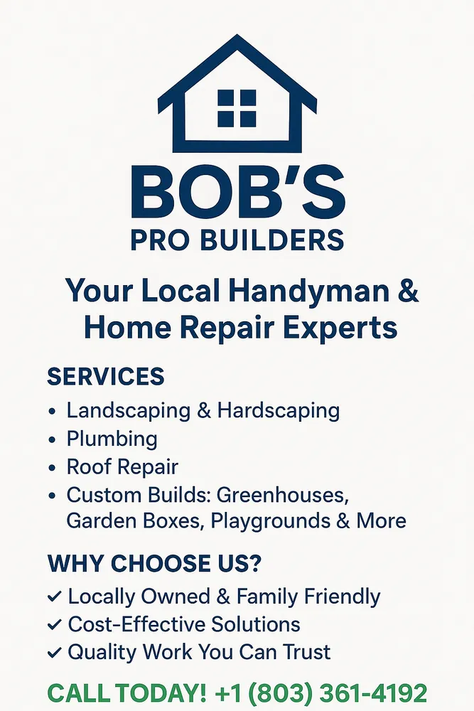 Top-rated landscape installation for residential properties in Lexington, SC by Bobs Pro Builders
