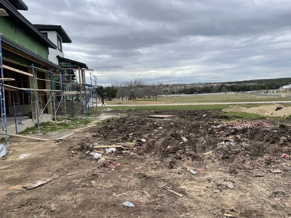 Professional yard cleanup service in Georgetown, TX - Bodden’s Subcontractors