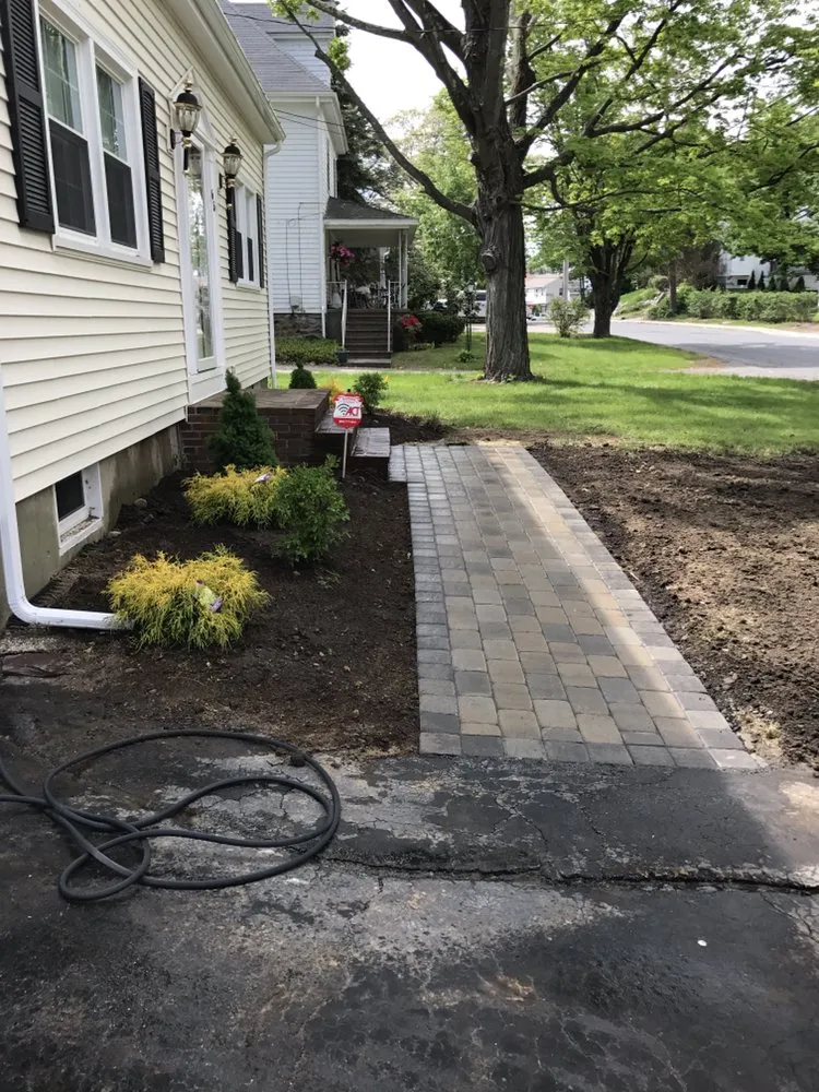 Top-rated outdoor landscaping in Milford, MA by Bodio Landscaping