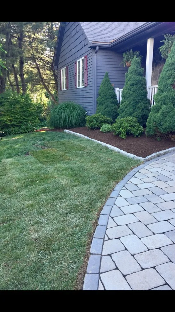 Affordable garden landscaping with custom design in Milford, MA by Bodio Landscaping