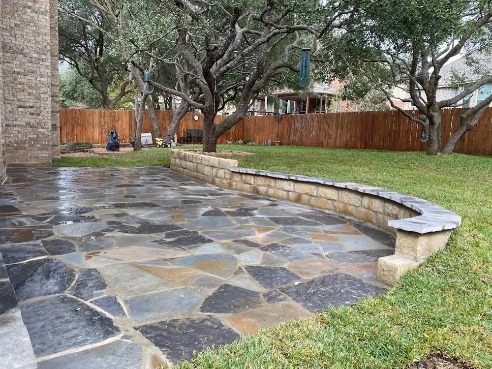 Affordable lawn mowing service for outdoor upgrades in San Antonio, TX by Boerjan'S Landscaping & Design