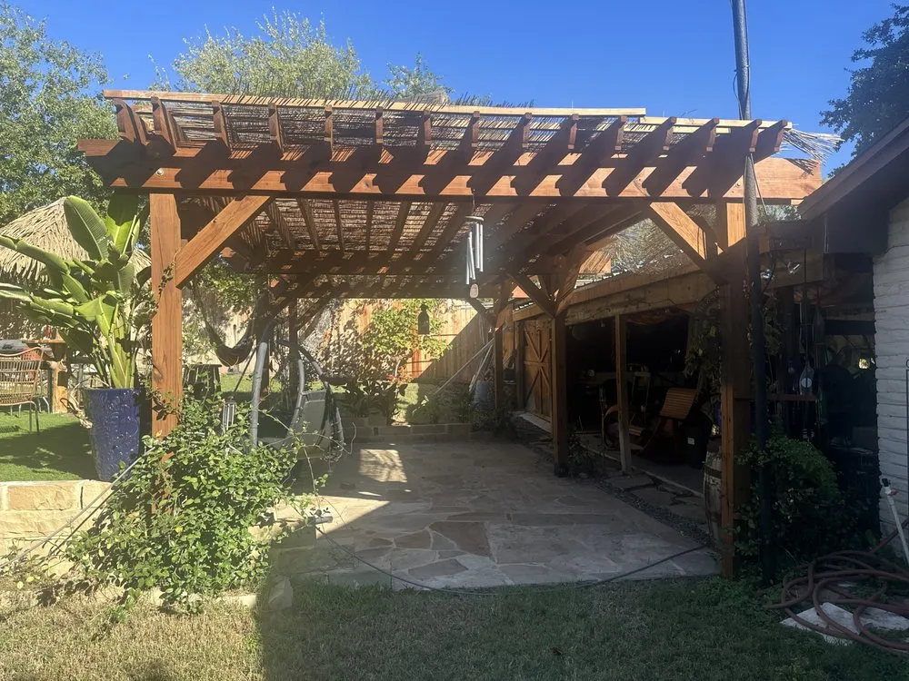 Expert yard cleanup service with custom design in San Antonio, TX by Boerjan'S Landscaping & Design