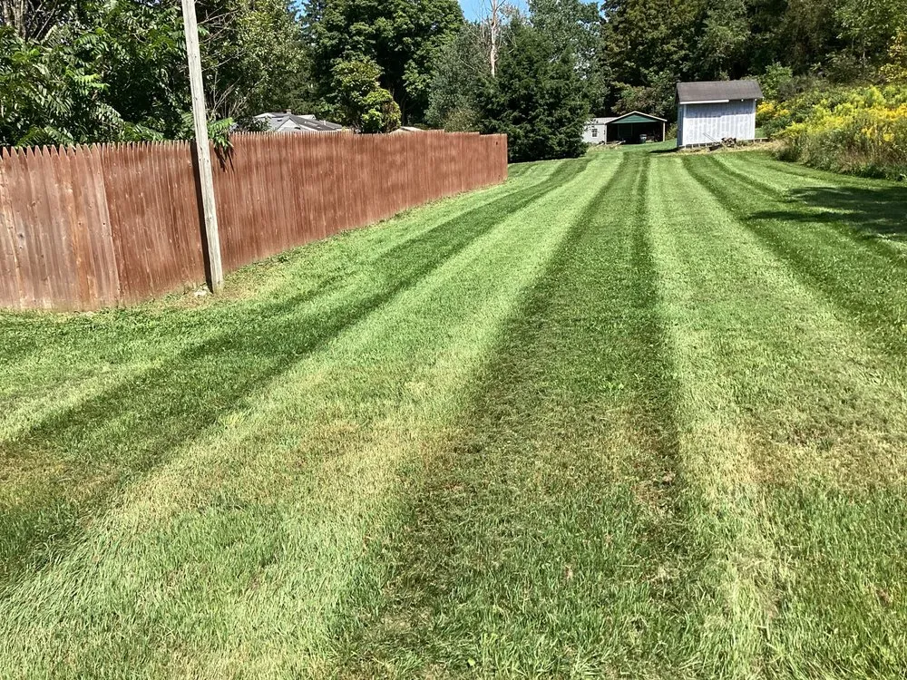 Local landscape installation in Owego, NY by Bogarts Lawn Care