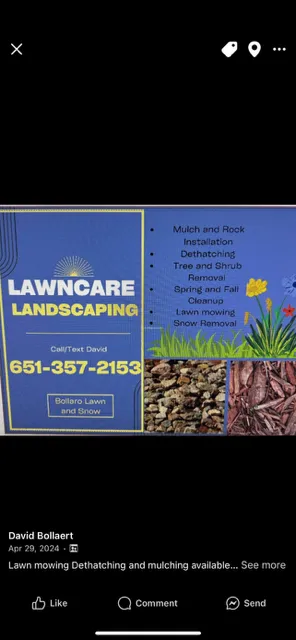 Professional lawn mowing service in Otsego, MN by Bollaro Landscaping