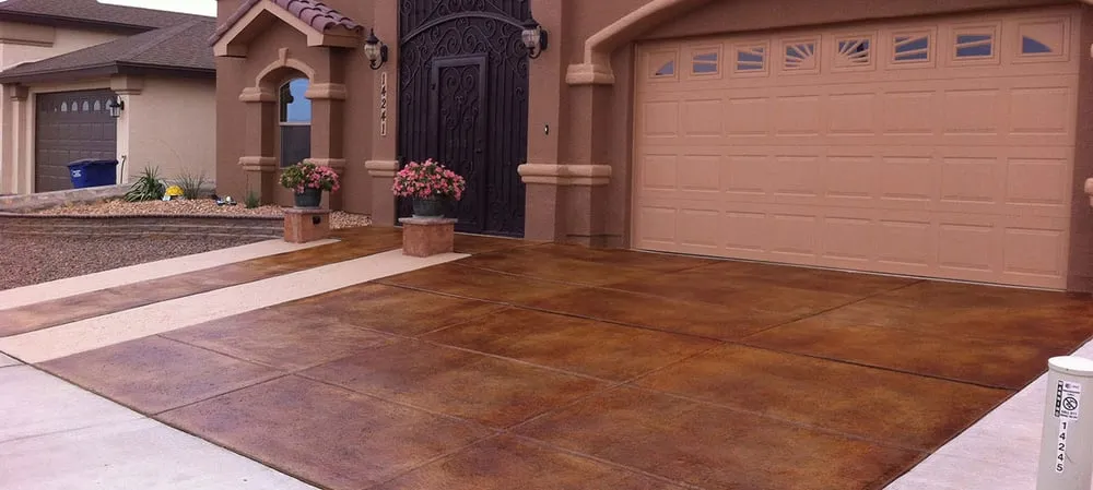 Affordable landscape design in El Paso, TX - Bomanite Artistic Concrete & Pools