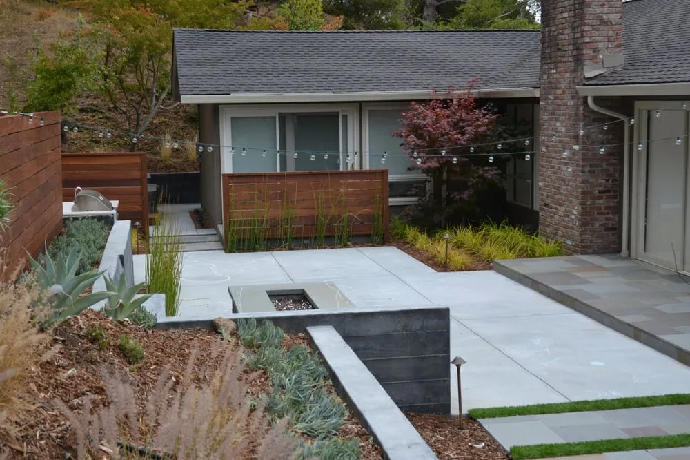 Custom outdoor landscaping in Corte Madera, CA by Bon Terra Landscapes